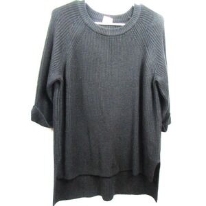 Mote‎ Womens 3/4 Sleeved Pullover Black Sweater Size Small